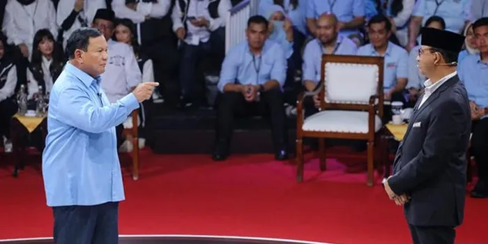 Prabowo Serang Anies Saat Menghadapi Debat Panas Di Pemilu 2024