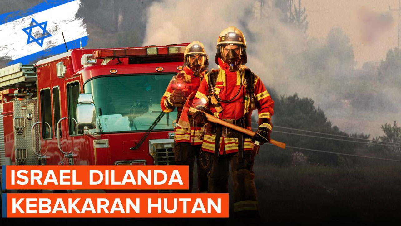 Israel-Dilanda-Kebakaran-Hutan-Hebat,-Begini-Tanggapan-Netanyahu