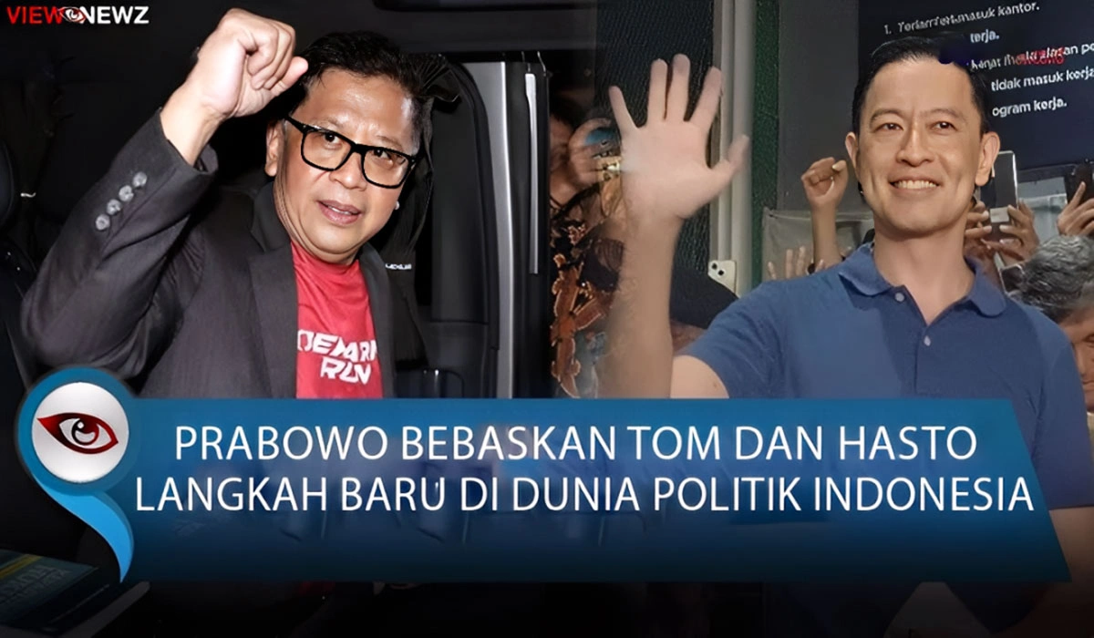 Prabowo Bebaskan Tom dan Hasto, Langkah Baru di Dunia Politik Indonesia