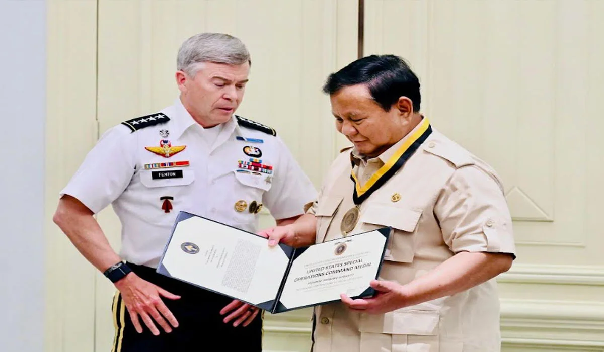 Prabowo Terima Medali Kehormatan Dari Komando Operasi Khusus AS, Simak Faktanya