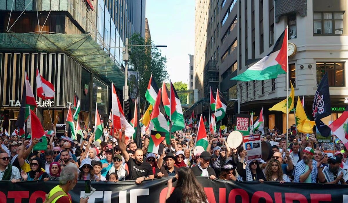 Solidaritas Besar Ribuan Warga Australia Turun ke Jalan Demi Palestina
