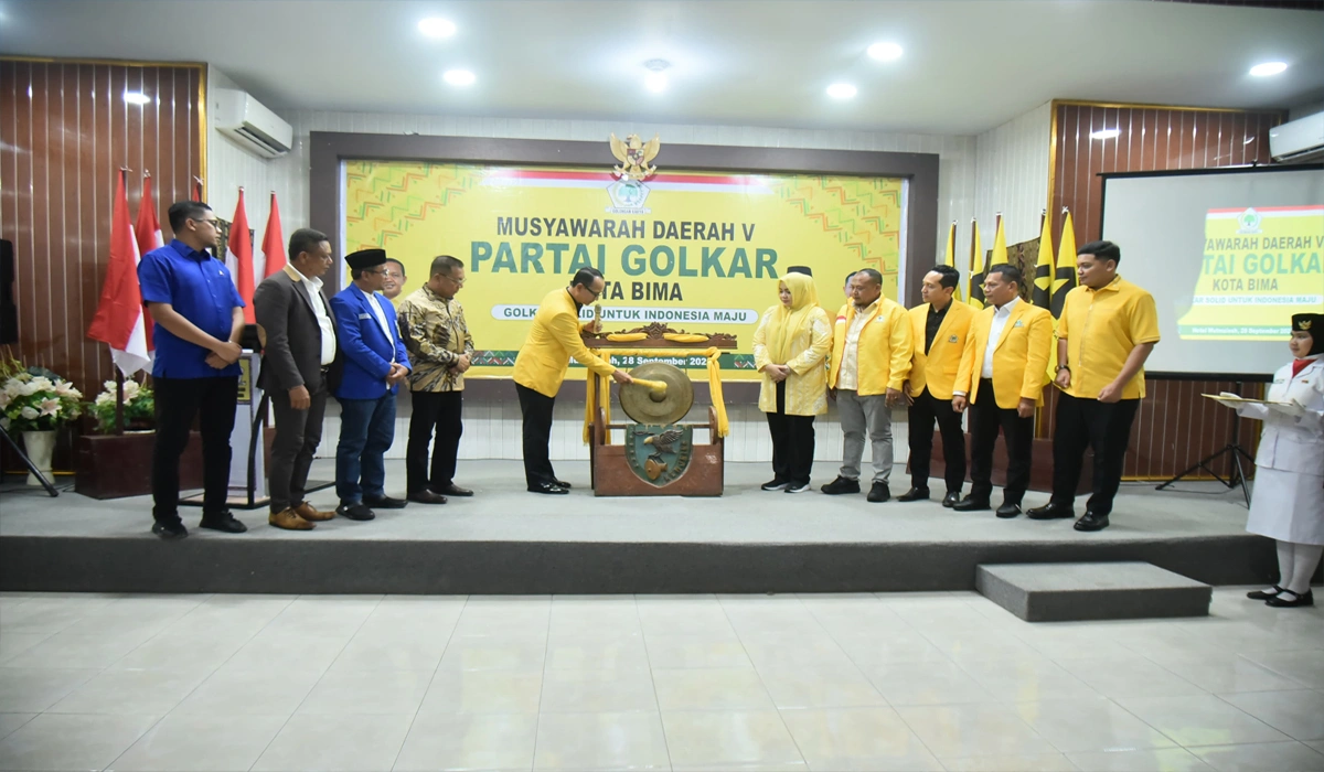 Dukungan Pemerintah Daerah Perkuat Musda V Golkar Kota Bima