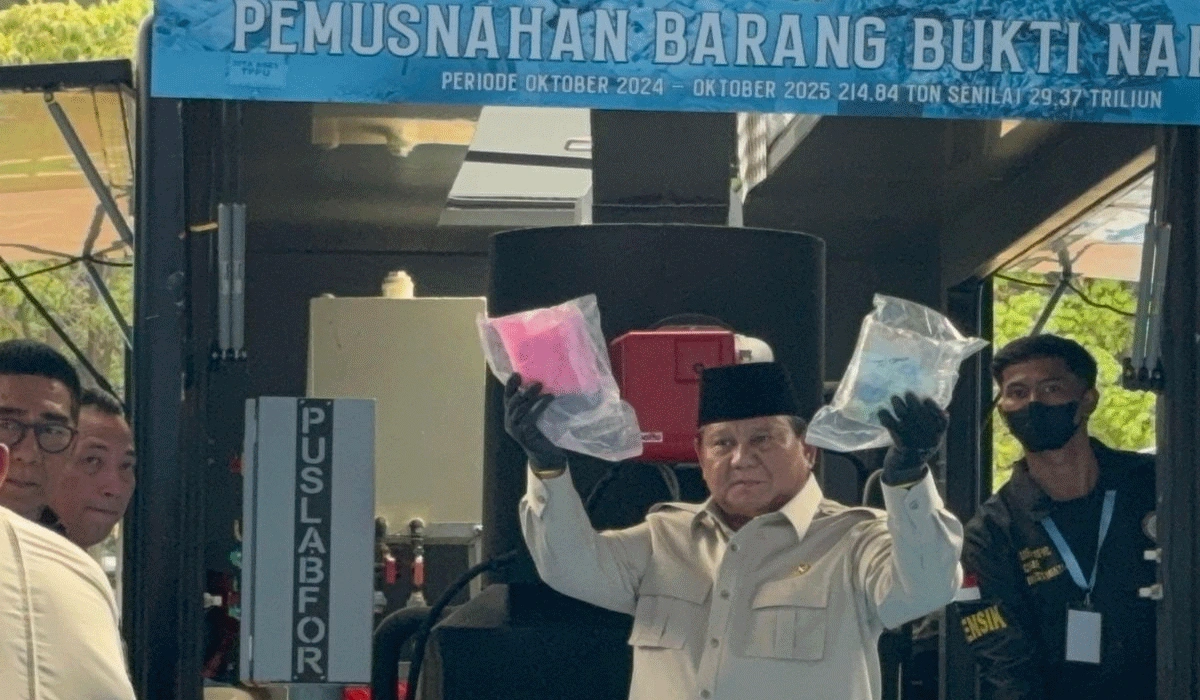 Proses Pemusnahan Barang Bukti Transparan