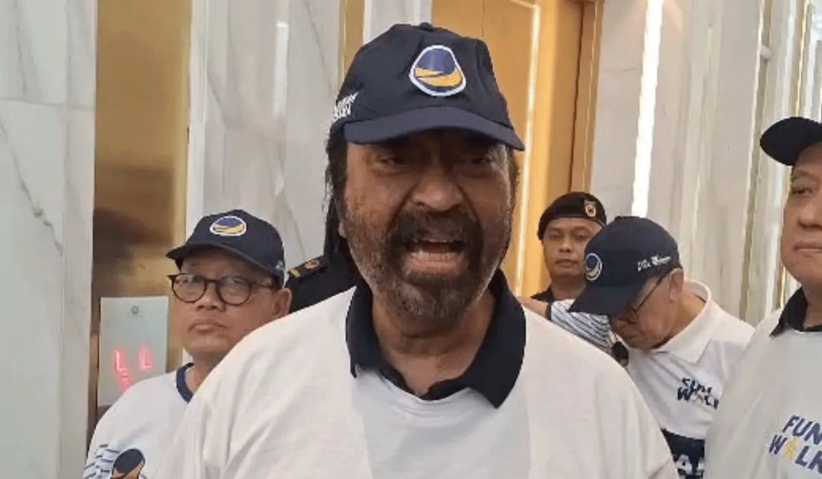 Surya Paloh Tegaskan Sahroni Tetap Anggota DPR, PAW Belum Jadi Isu