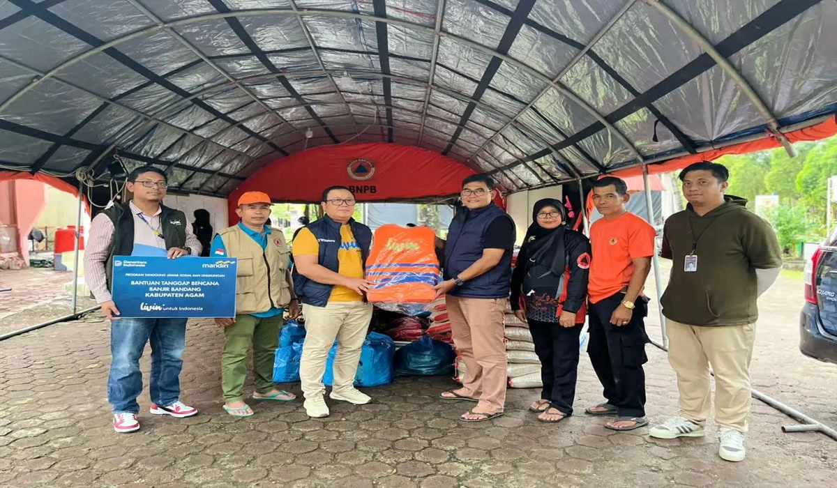 Peduli Bencana, Bank Mandiri Salurkan Bantuan di 3 Lokasi Sumatera Utara